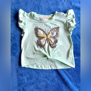 Btween sequined Butterfly Top